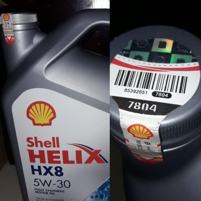 Oli / Oli Shell Helix Hx8 Sae 5W-30 Api Sn Plus Fully Synthetic 4 Liter