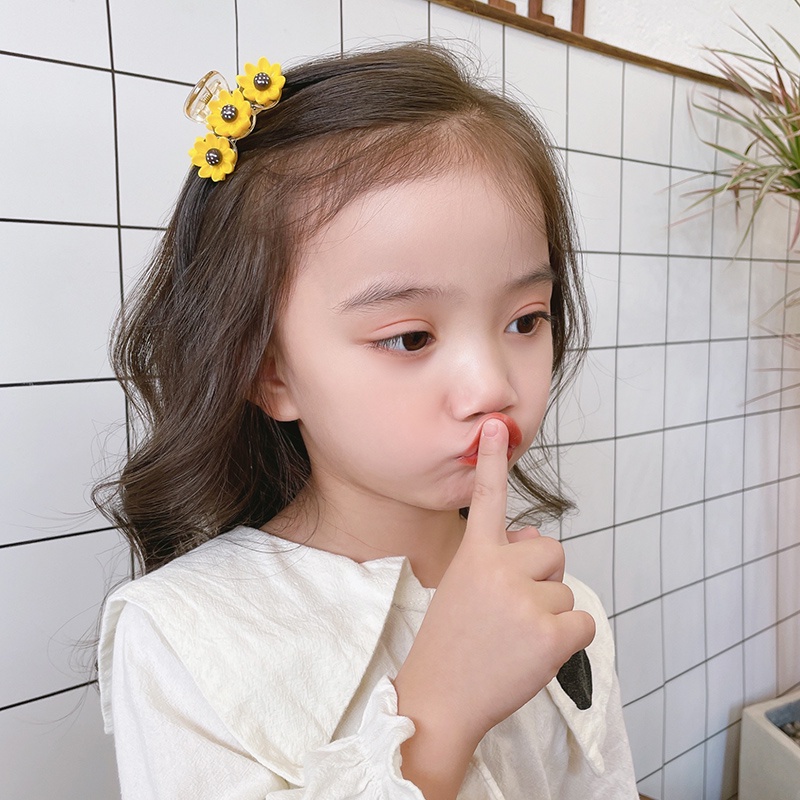 Kartun Buah Lucu Kecil Bunga daisy Jepit Rambut Korea scratch clip fashion Anak Aksesoris Rambut