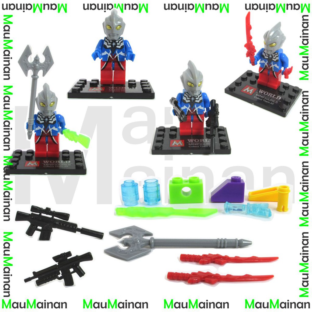 Mainan Ultraman Anak Anak | Mainan Lego Ultraman Murah Lengkap Senjata Ultraman