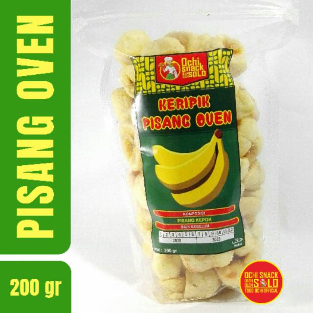 

KERIPIK PISANG OVEN 200 GR OCHI SNACK RENYAH