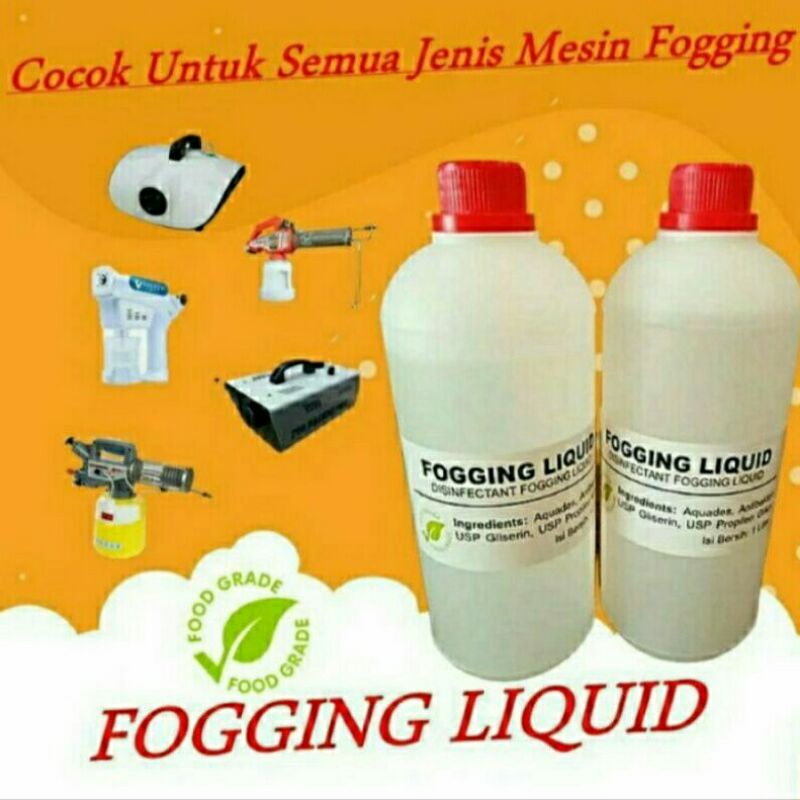 cairan fogging disinfektan foodgrade 1liter