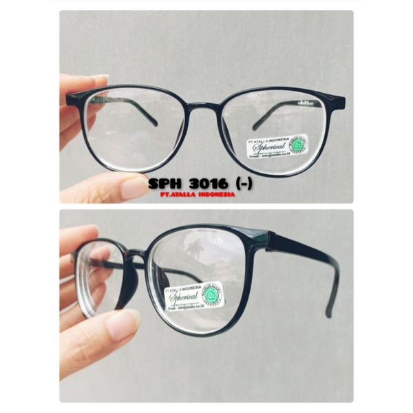 Kacamata Minus Terbaru Model segi oval Plastik sph 3016