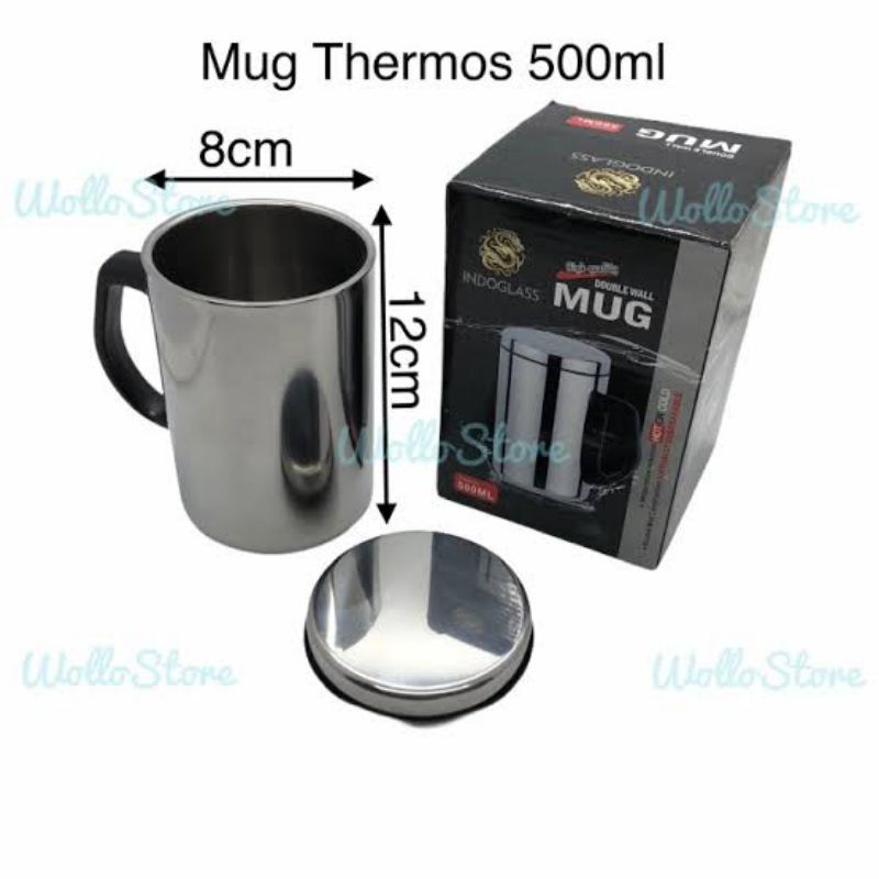 THERMOS MUG STAINLESS 500ML