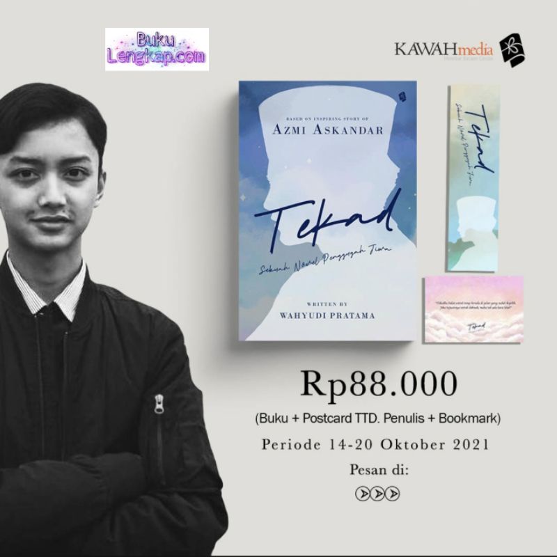 Buku novel Tekad - Azmi Askandar original