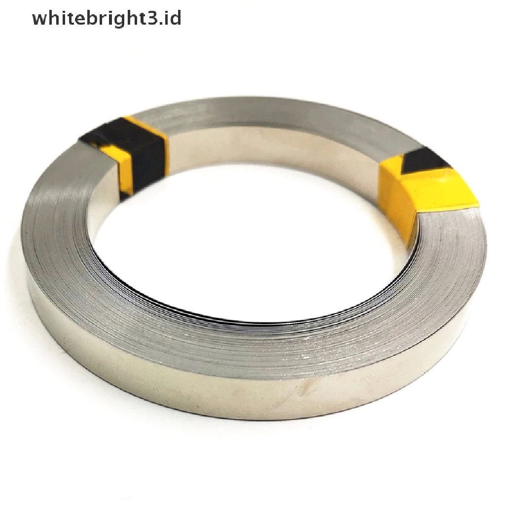 (whitebright3.id) Plat Nikel Panjang 10m Untuk Konektor Baterai Li-ion 18650