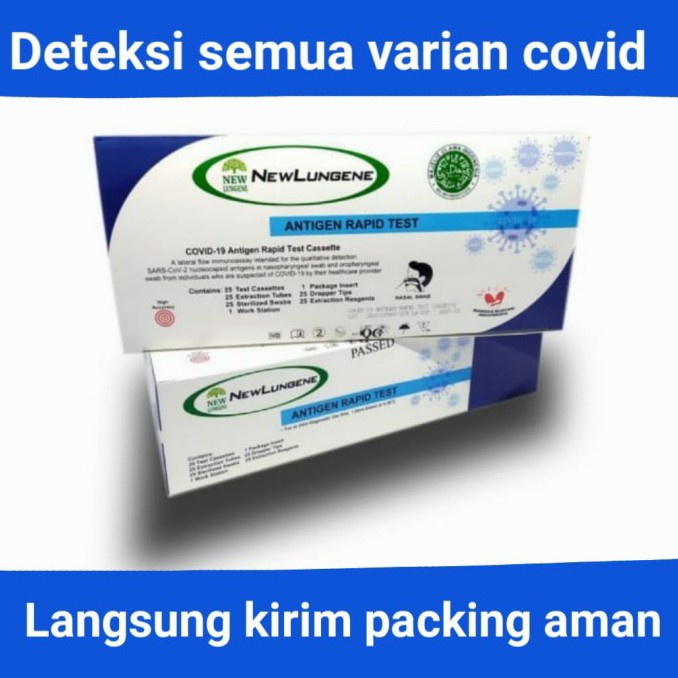 New Lungene Antigen Swab Deteksi Covid Omicron dan Delta Exp 2024