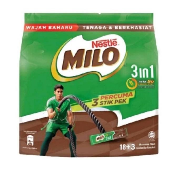 

Milo sachet Malaysia - 18+3