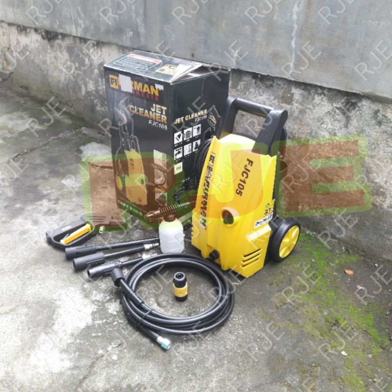 Steam cuci mobil firman FJC105 - mesin cuci mobil tekanan tinggi
