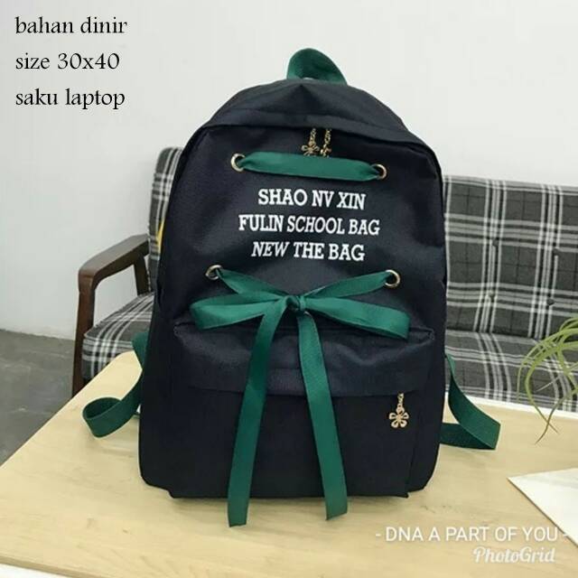 Backpack pita tas sekolah wanita fashion mewah harga murah tas lokal