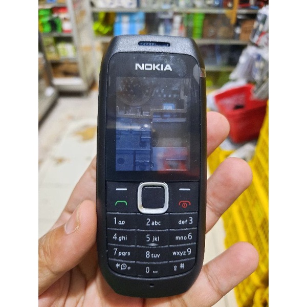 Housing Casing Nokia 1616 1800 RM125 RM 125 Keypad Karet Fullset