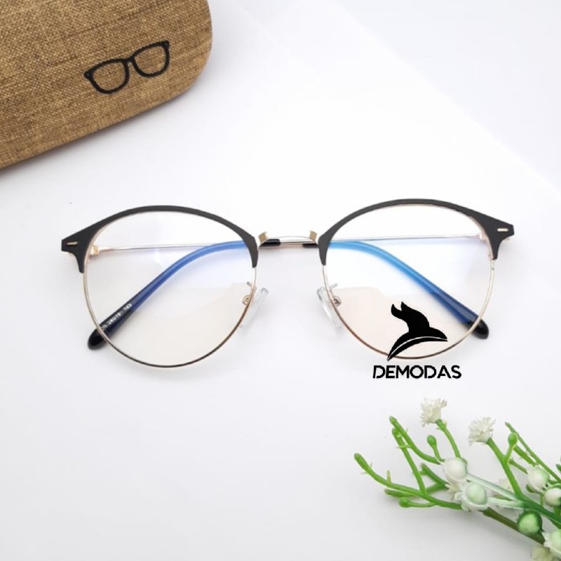 Kacamata Lensa Photocromic lensa blueray lensa bluecromic lensa anti radiasi Minus / Normal 1920 Demodas Glasses