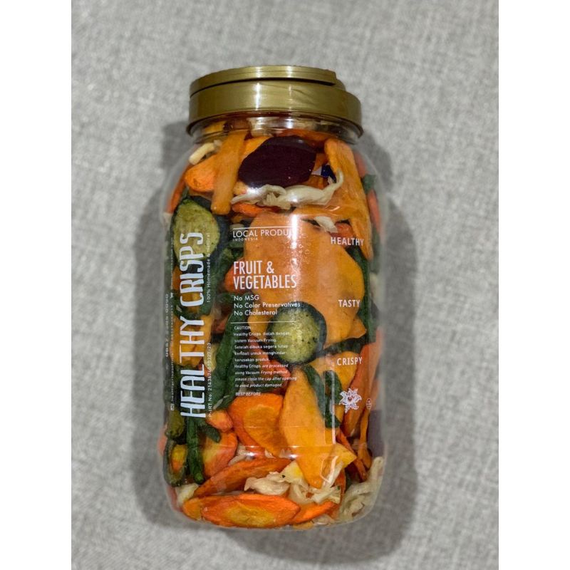 

healthy crisps cemilan sehat sayur dan buah