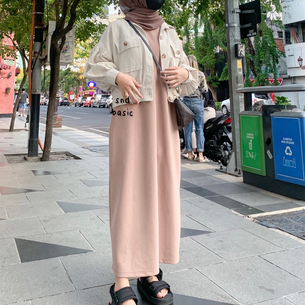 JENNIE CROP OUTER LINEN LENGAN BALON PUFFY SLEEVE