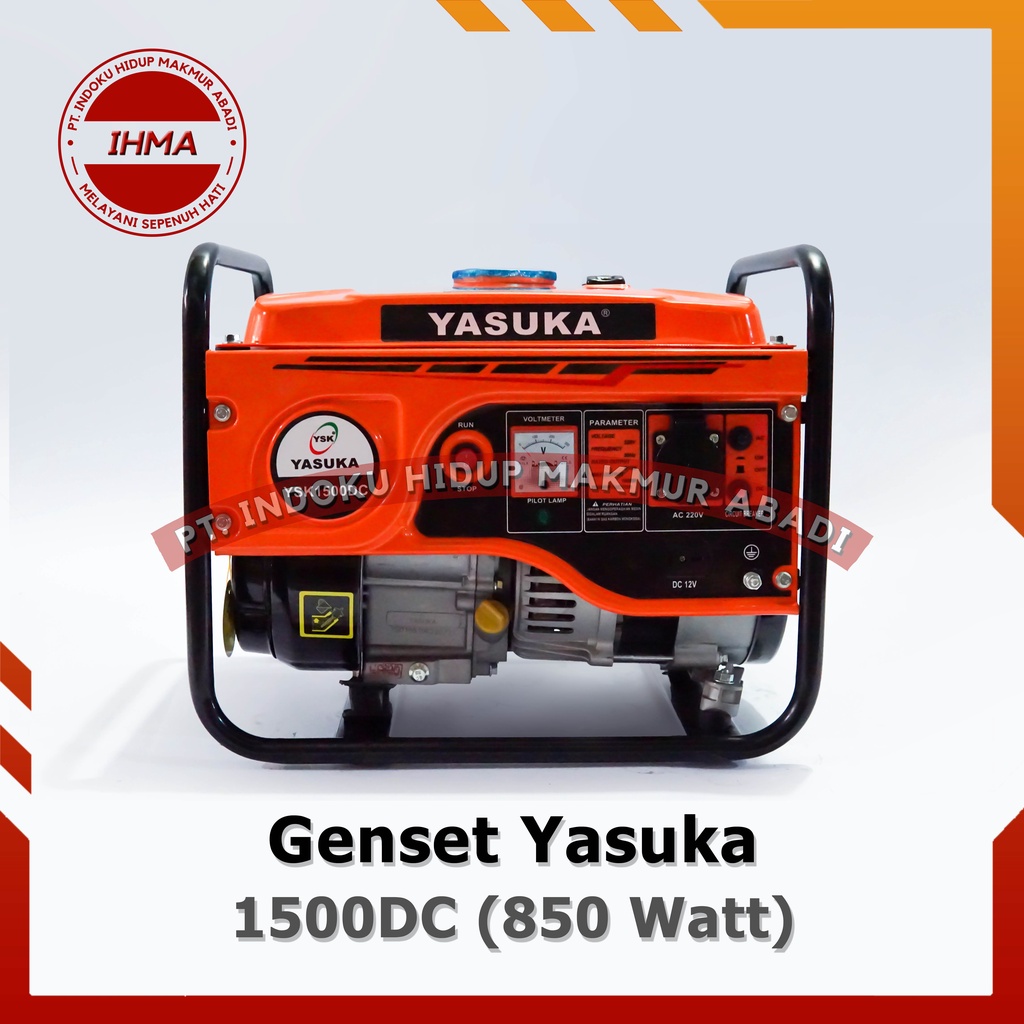 Genset Listrik Bensin Yasuka 1500 DC – Gasoline Generator