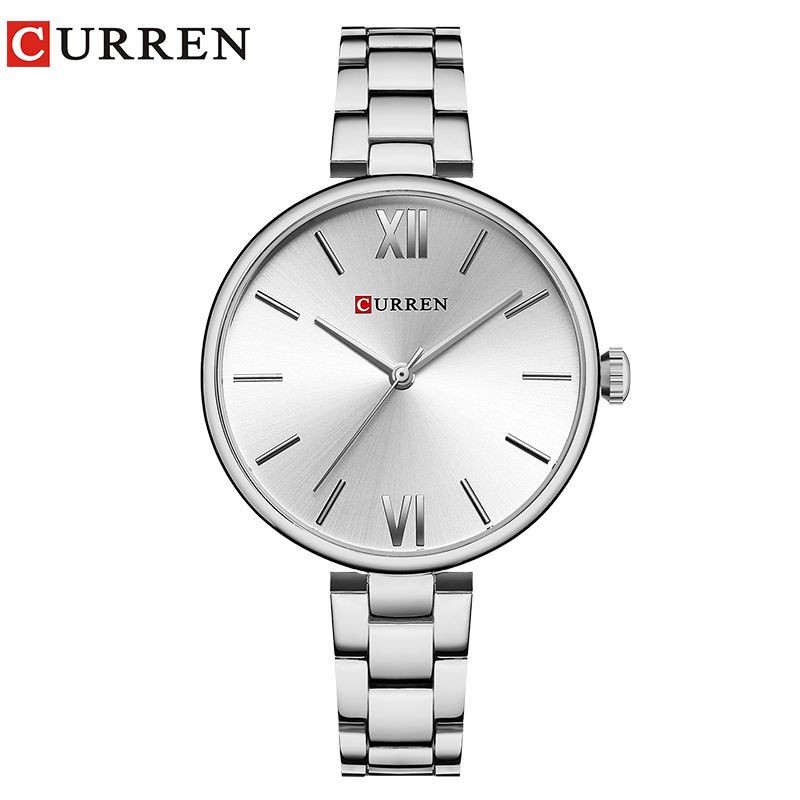 CURREN 9017 Jam Tangan Wanita Analog Stainless Steel WATCHKITE WKOS