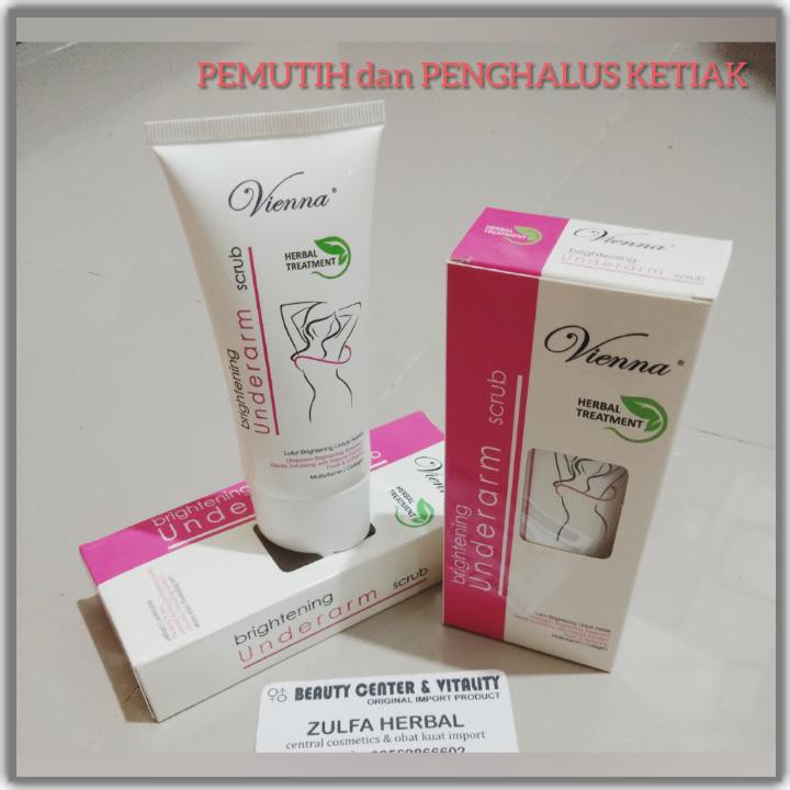 Cream Pemutih Ketiak Penghilang Noda Hitam Vienna Underarm Under Arm Bpom Shopee Indonesia
