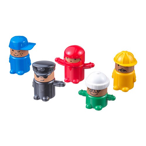 LILLABO Mainan figur 5 pcs