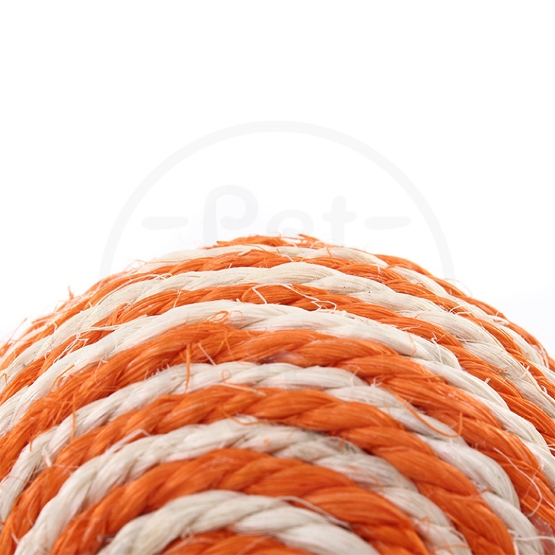 Mainan Bola gigit kucing anjing motif warna