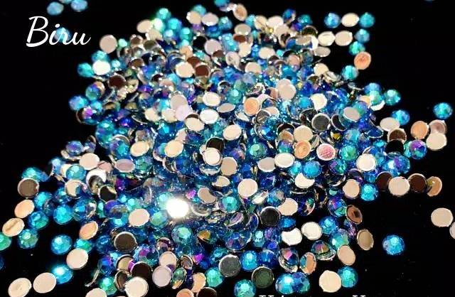 GEMSTONE / RHINESTONE KILAU AB SIZE 3MM DAN 4MM