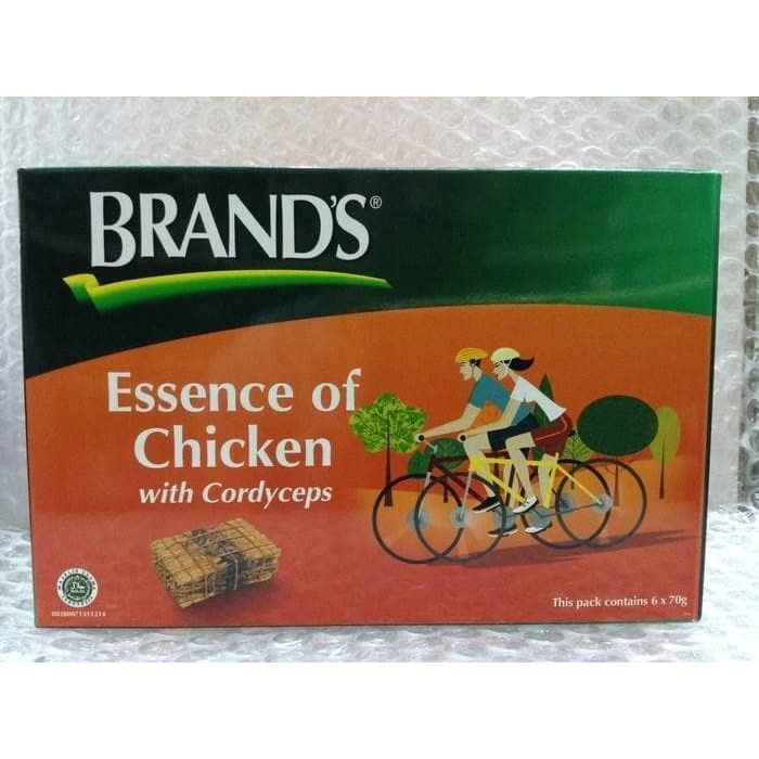 

BRANDS Essence Of Chicken With Cordyceps. Herbal Pati Ayam Box Isi 6's