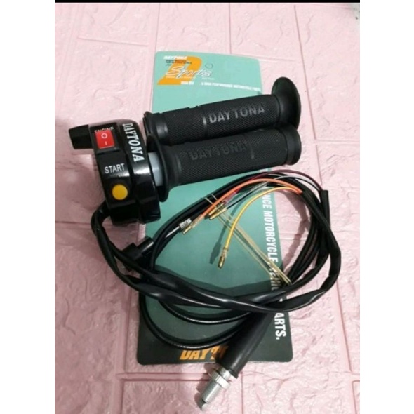 Gas Spontan Daytona 2 Tombol plus Kabel Gas