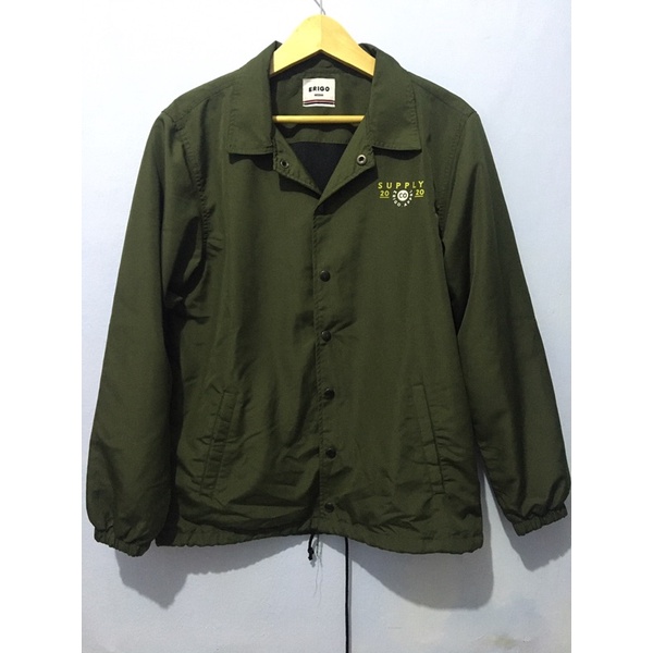 Preloved Jaket ERIGO Yellow Roses Supply Army