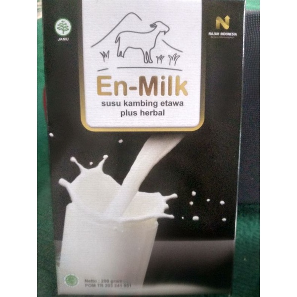 

Susu Kambing Etawa Bubuk plus Herbal_En Milk 200 g enak, tidak prengus dan berkhasiat