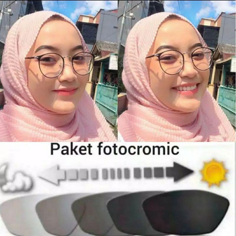 Frame Kacamata Minus Photocromic Kode [1326]