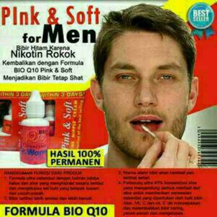 [HOT SALE] Pemerah Bibir Permanen - Pink & Soft Original