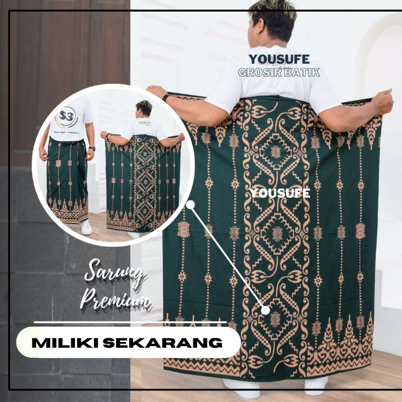 Sarung Batik Bahan Katun Produksi Pekalongan Cocok Untuk Seragam Santri Pondok Pesantren Tidak Luntur Nyaman Murah Shopee Cod Kode SBPC02A