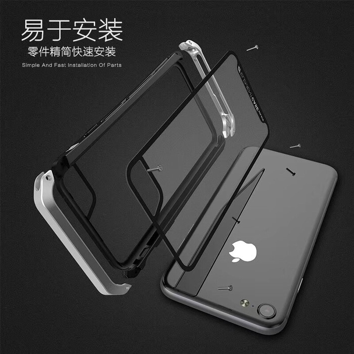 NEW Iphone X ELEMENT Solace Glass Tempered Casing Case Cover Apple iOS