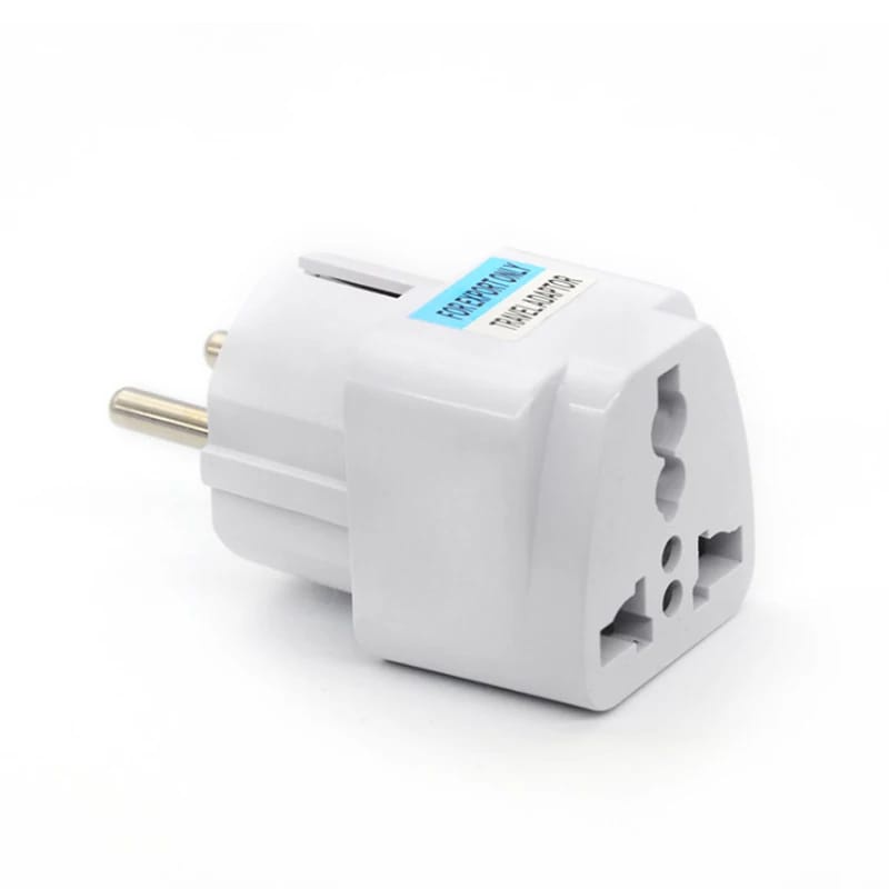 [Eike] - Steker Over Kaki 3 ke Kaki 2 Adapter Travel Universal / Travel Adapter Sambungan Colokan Listrik Gepeng