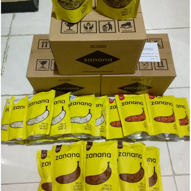 

Zanana Chips Keripik Pisang Ready All Varian Rasa