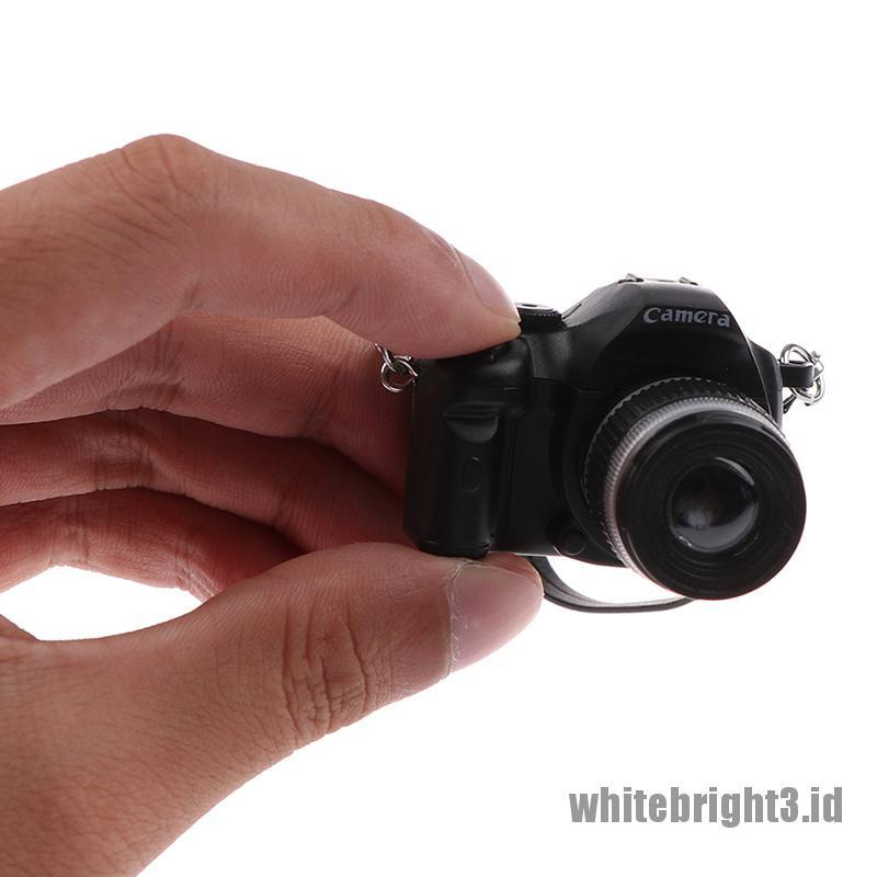 (white3) 1pc Miniatur Kamera SLR Digital Untuk Dekorasi Rumah Boneka