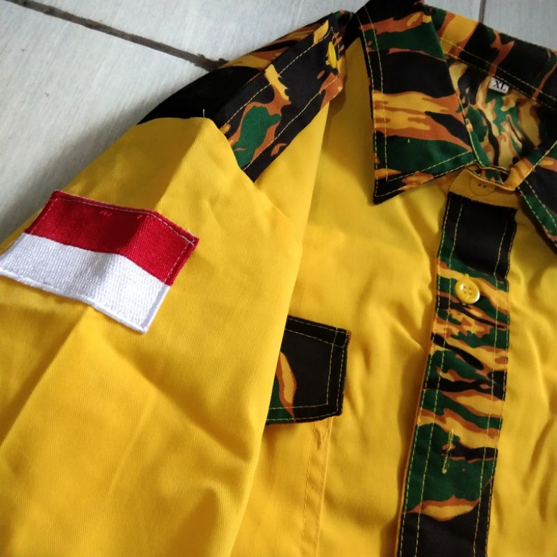 BAJU - KEMEJA AMPG GOLKAR KOMBINASI