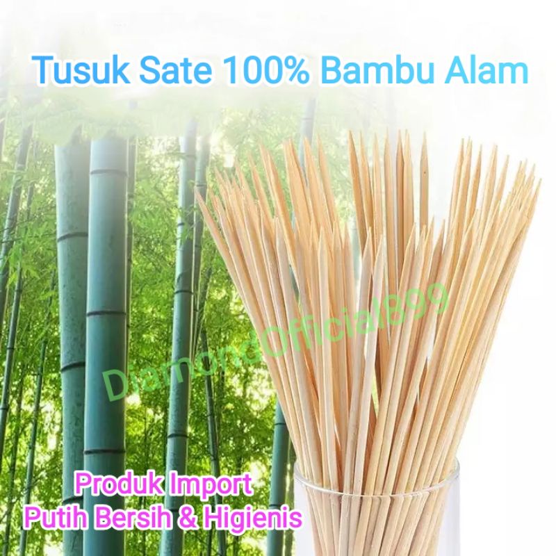 Tusuk Sate Bambu Import / Tusuk Sate Ayam / Tusuk Sate Import Higienis