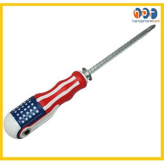 Obeng Plus TEKIRO 6x150mm Gagang karet Panjang 26cm Hijau