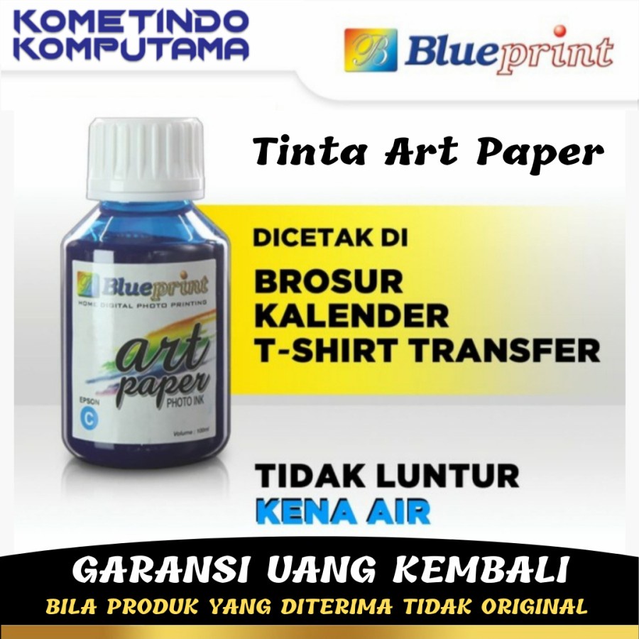 BIRU Tinta Art Paper Epson BLUEPRINT 100ml CYAN