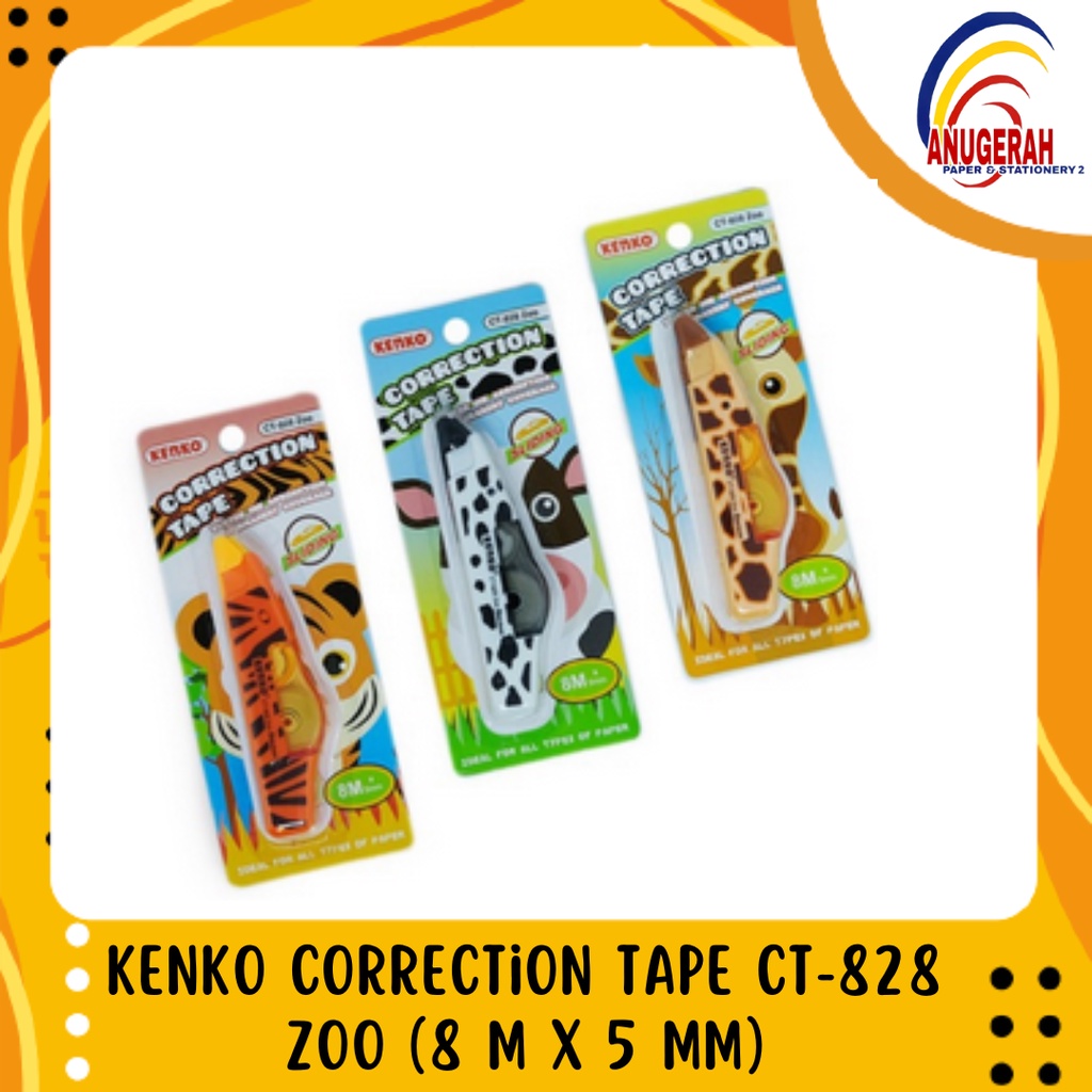 

Kenko Correction Tape CT-828 ZOO (8 M x 5 MM) (PCS)