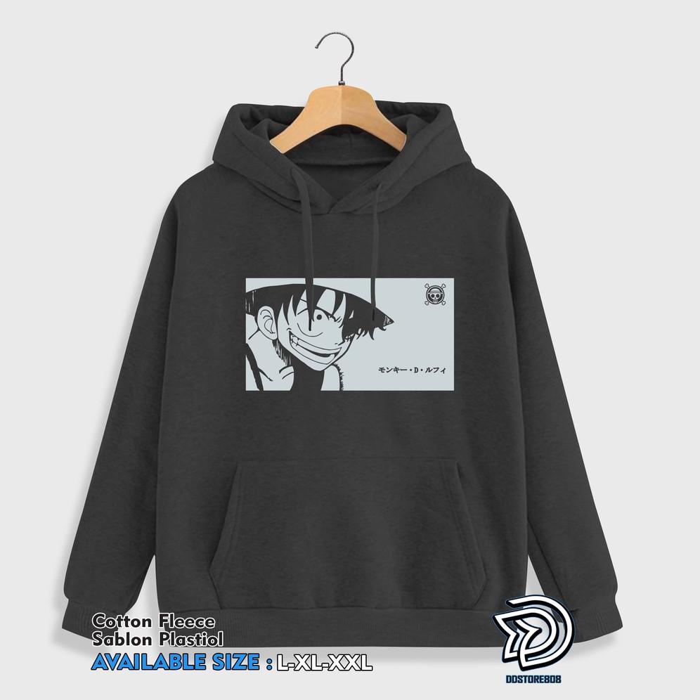✰Model Baru❊➝ HOODIE SWEATAER Distro Anime One Piece Luffy Zoro Sanji/ Hoodie pria /Sweater One Piec