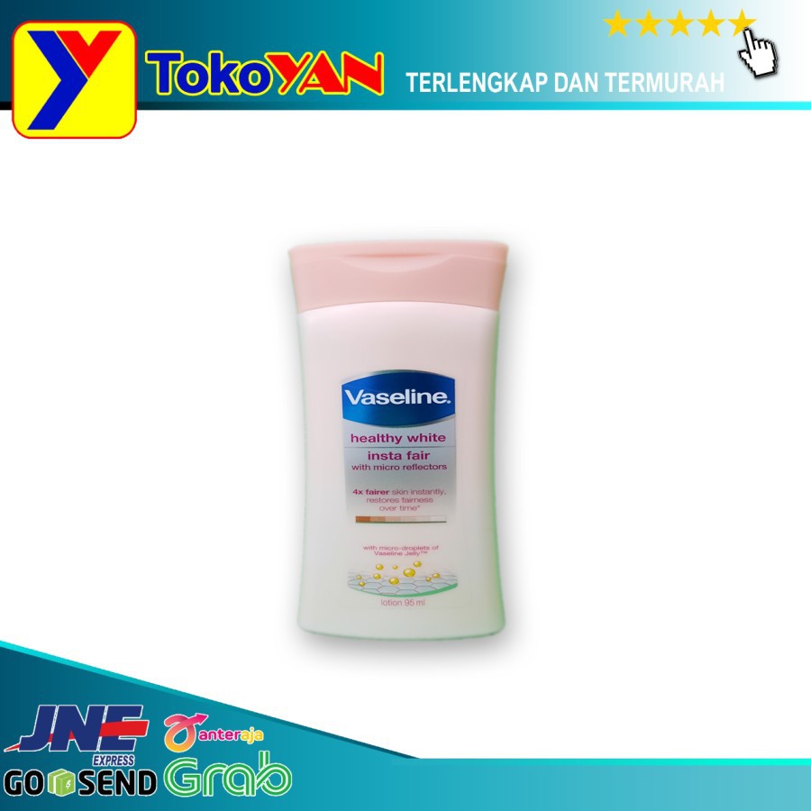 Vaseline Hand Body Lotion Healthy White Insta Fair 95ml
