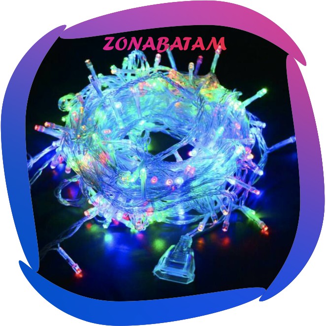 ❤️ZB❤️ E001 Lampu Tumblr 10 M 100 PCS LED Dekor Hias NataL Light tumbler Dekor Box Murah Batam