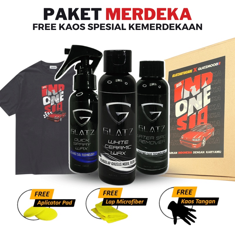 PAKET MERDEKA PERAWATAN MOBIL GLATZ AUTOCARE