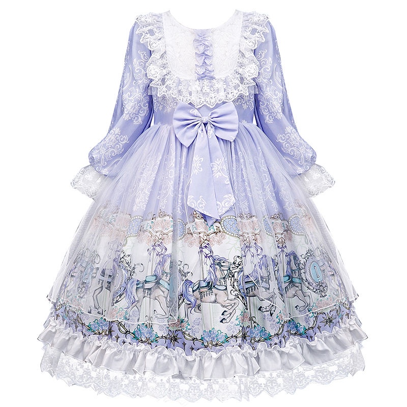 Girls Lolita skirt 2021 girls autumn new children's clothes Lolita children's skirt student Princess