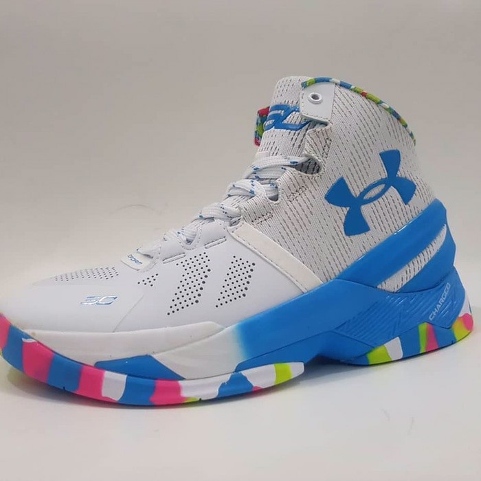 UNDER ARMOUR CURRY 2.0 *WHITE RAINBOW *