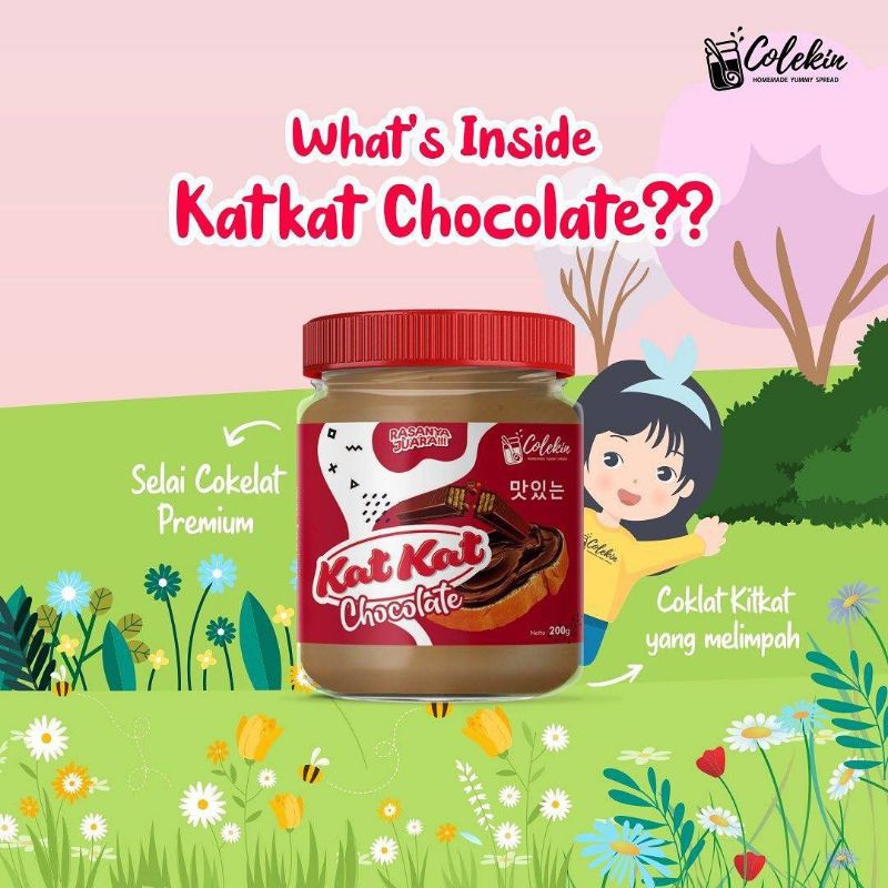 

Selai Coklat Toping Kitkat