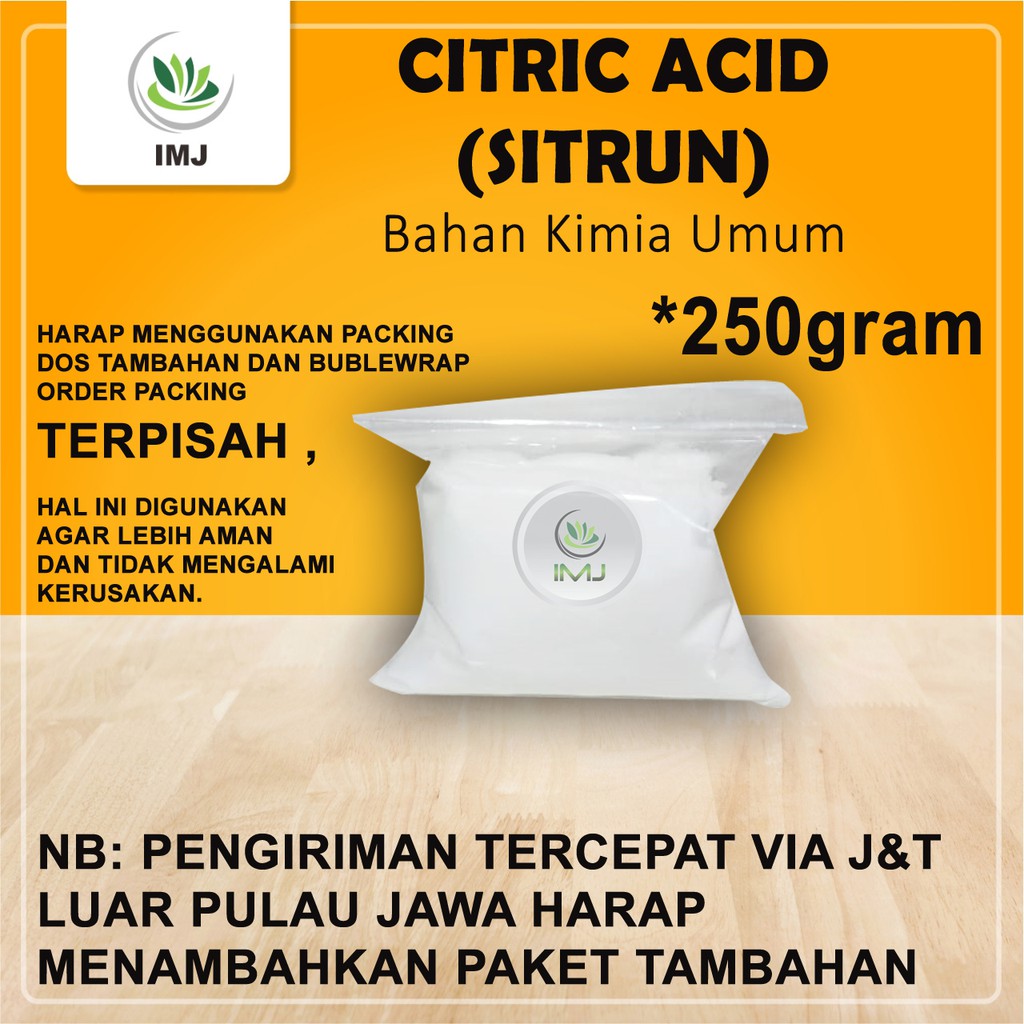 Jual Citrun Citric Acid Citrun Kemasan Gr Shopee Indonesia