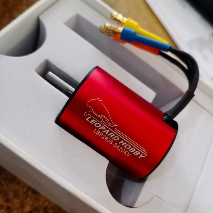 RC Brushless motor Leopard 2845 high speed 3420kv Rc Pesawat Jet Motor EDF RC Boat