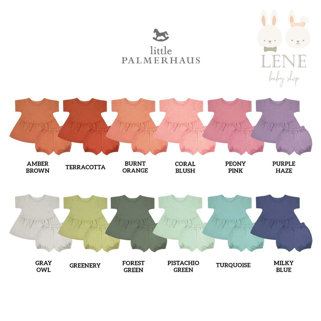 Peplum Tee Set by Little Palmerhaus