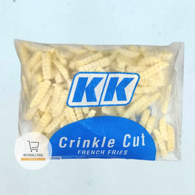 Kentang Goreng Instant KK 1kg shoestring/crinkle cut